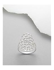 Flower Ring In 92.5 Sterling Silver