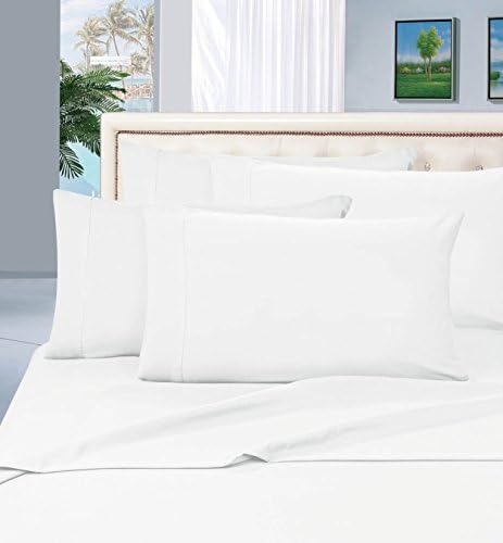 2pc Pillow Cases 90 GSM Microfiber - Available in Many Sizes and Many Colors , King/Cal King , White