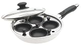 Bauen Pagoda 4-Cup Egg Poacher/Omelet Pan