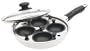 Bauen Pagoda 4-Cup Egg Poacher/Omelet Pan