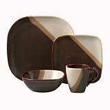 Pfaltzgraff Brownstone 16-Piece Dinnerware Set, Service for 4