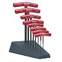 Bondhus 13389 Set of 8 Hex T-handles with Stand, sizes 2-10mm