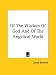 Book Of The Wisdom Of God And Of The Angelical World