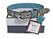 Coach Turquoise Mini Signature Dog Collar (Extra Large)