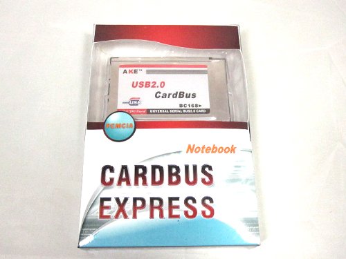 2-Port USB 2.0 PCMCIA Cardbus PC Card (fully inside for Notebook)