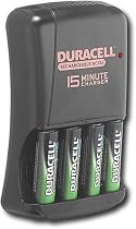 Duracell CEF15NC 15 minute Battery Charger