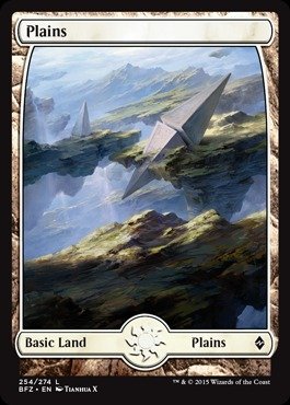Magic: the Gathering - Plains (254) (254/274) - Battle for Zendikar - Foil