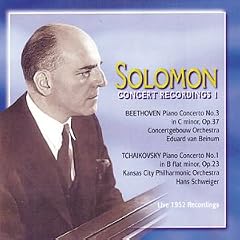 Solomon Concert Recordings, Vol. 1: Beethoven & Tchaikovsky