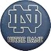 University of Notre Dame Fighting Irish tire cover, navy, size D10