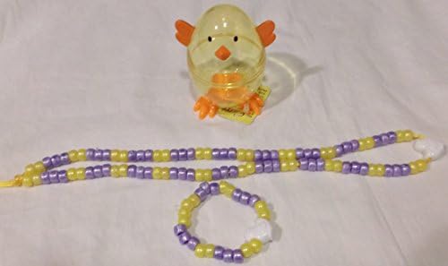 Plastic Chick Egg with Child's Jewelry #E-142