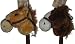 Plush Stick Horse Hobby Horse With Real Sound & Motion Assorted Styles