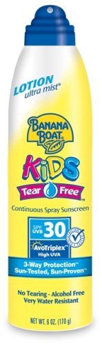 Banana Boat Kids Spf#30 Continuous Spray No-Tear 180 ml (Continuous Spray) Preisvergleich