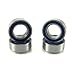 4x7x2.5mm Precision Ball Bearings ABEC 3 Rubber Seals (4) MR74-2RS-BU