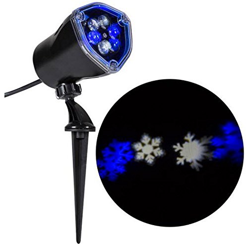 Gemmy Lightshow Blue and White Snow Flurry Snowflake LED Projection Light