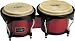 Schalloch Wood Bongo Set, Wine Red