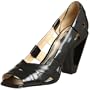 Bronx Women's Yves Woven Pump,Black/Lissy,39 EU (US Women's 9 M)