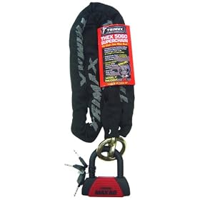 Trimax THEX5060 Combo Set - THEX Super Chain 5' x 11mm + MAX60 Disc U-Lock