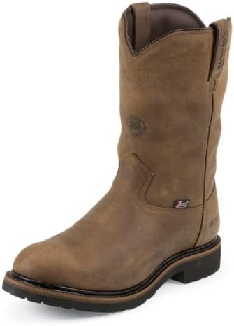Jow Men's Justin Wyoming Insulated Waterproof Work Boot Steel Toe Brown 11.5 EEE US