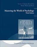 Student Solutions Manual for Mastering the World of Psychology