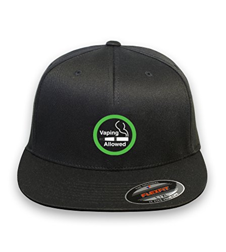 T-Shirts US Flex Fit Vaping Allowed Vaporizer Vaping Hat X Large Black