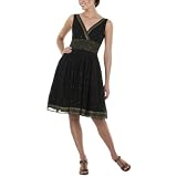 Isaac Mizrahi for Target Bollywood Summer Dress - Ebony/ Gold
