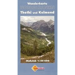 Nordalbanien Wanderkarte 1 : 50 000: Thethi und Kelmend
