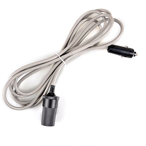 AutoEC 12V Extension Cord  Cigarette Lighter Plug Socket