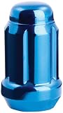 Gorilla Automotive 21132BL Small Diameter Acorn Blue 4 Lug Kit (12mm x 1.50 Thread Size) - Pack of 16