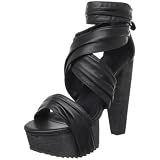 Joe's Jeans Women's Diva 2 Platform Sandal,Black,9.5 M US