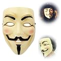 Masque V De Vendetta, Anonymous, Guy Fawkes JAUNE