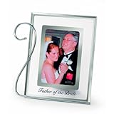 Russ Father of the Bride Glass Frame, 4 by 6-Inch