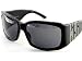 New CHRISTIAN DOIR rain1 rain 1 EIN/BN Sunglasses 62-17-115 Dark Grey Lens Black Frame