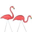 2 Pink Flamingos Classic Retro Signed Garden Statue Decoration Pair Made in USA 2 Pink Flamingos Classic Retro Signed Garden Statue Decoration Pair Made in USA