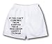 White Boxer Short with If you can t convince them, confuse them. - President Harry S ...