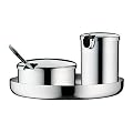 WMF Mini Sugar and Cream Set with Spoon and Tray