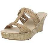 Nine West Womens Berek T-Strap Cork Slide