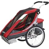 Chariot Carriers Inc Cougar 1 Red/Silver/Gray, One Size
