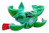 Bakugan B2 Vestroia Bakuneon Single LOOSE Figure Ventus Green HAWKLEA - 670G