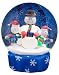 Airblown Inflatable Snowman w/ Carolers Snowglobe Halloween