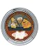 Simpsons Animated flashing Wall Clock
