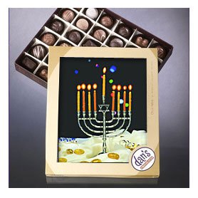 Menorah 1 Lb. Assorted Chocolates