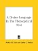 Book A Divine Language In The Theosophical Seal