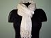 Cream 100% Viscose Dobby Solid Stole