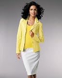 Linen pencil skirt