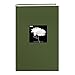 Fabric Frame Cover Photo Album 300 Pockets Hold 4x6 Photos, Herbal Green
