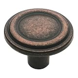 Amerock Traditional Classics 1 1/16' Cabinet Knob Rustic Bronze