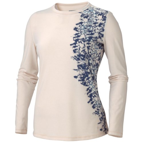 Marmot Women's Kaley Long Sleeve Tee, Turtle Dove, Large On Sale