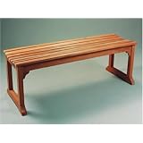 BH005B 63 Backless Bench With Boot Legs