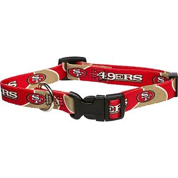 San Francisco 49ers NFL Dog Collar: Small 10
