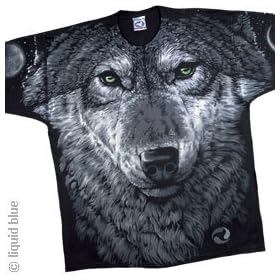 AMERICAN WILDLIFE T-Shirt - Arctic Wolf (BLACK) by American Wildlife